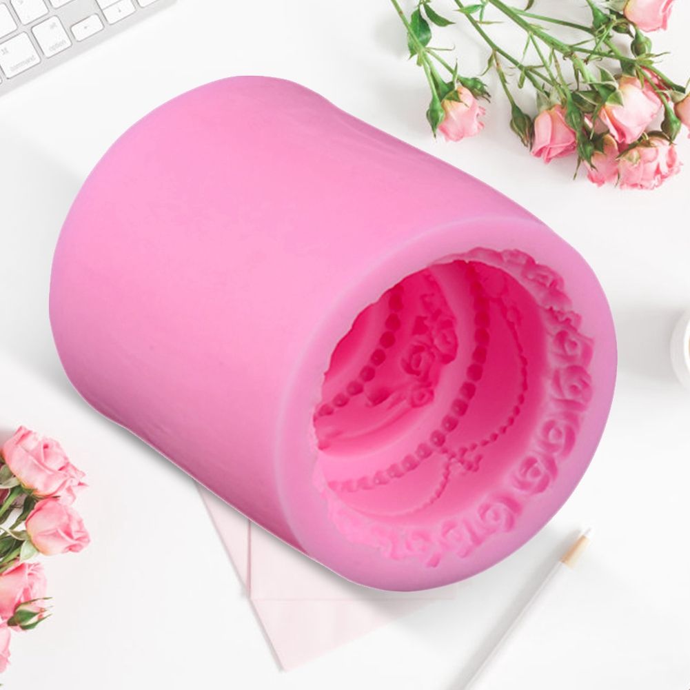 Pudding Fondant Cake Decorative Silicone DIY Mold Soap Making Tool view 2