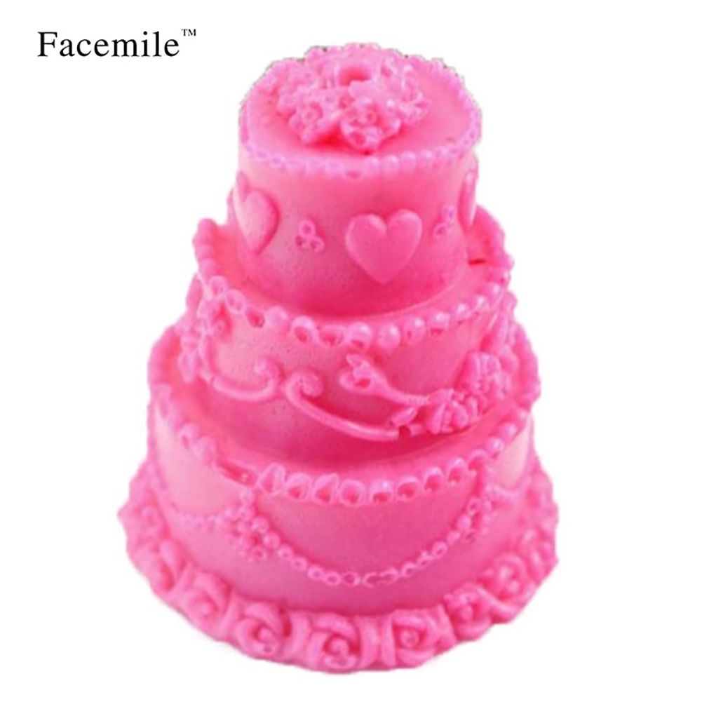 Pudding Fondant Cake Decorative Silicone DIY Mold Soap Making Tool view 3