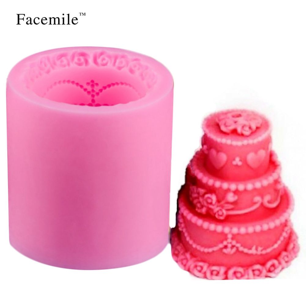 Pudding Fondant Cake Decorative Silicone DIY Mold Soap Making Tool view 5