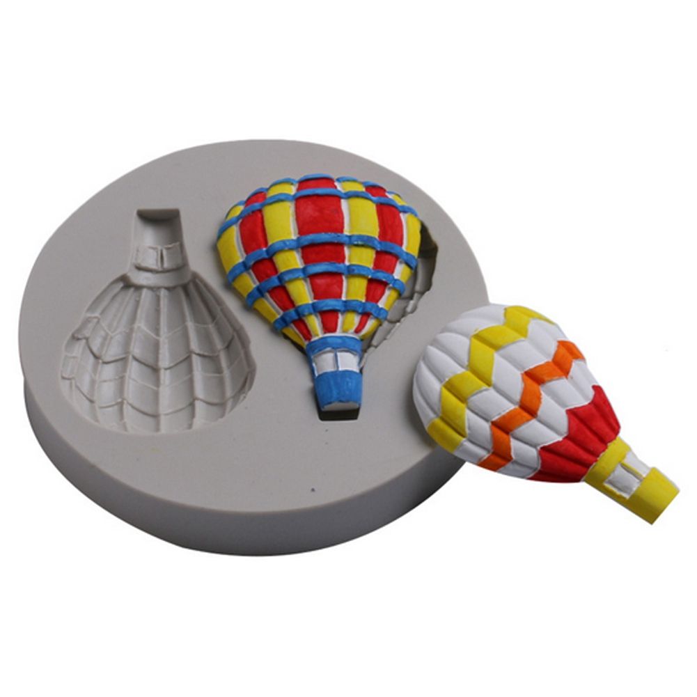 Hot Air Balloon Pattern Fondant Cake Decorative Baking Silicone DIY Mold (50-615) view 2