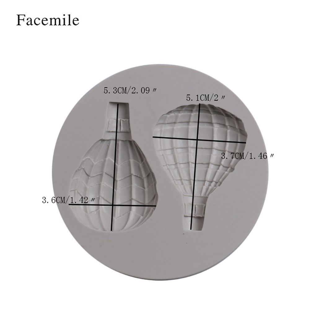 Hot Air Balloon Pattern Fondant Cake Decorative Baking Silicone DIY Mold (50-615) view 5