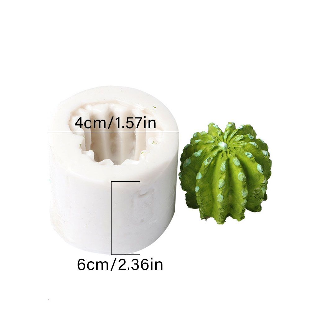 3D DIY Cactus Shape Cake Baking Cookie Chocolate Sugar Paste Food Silicone view 3