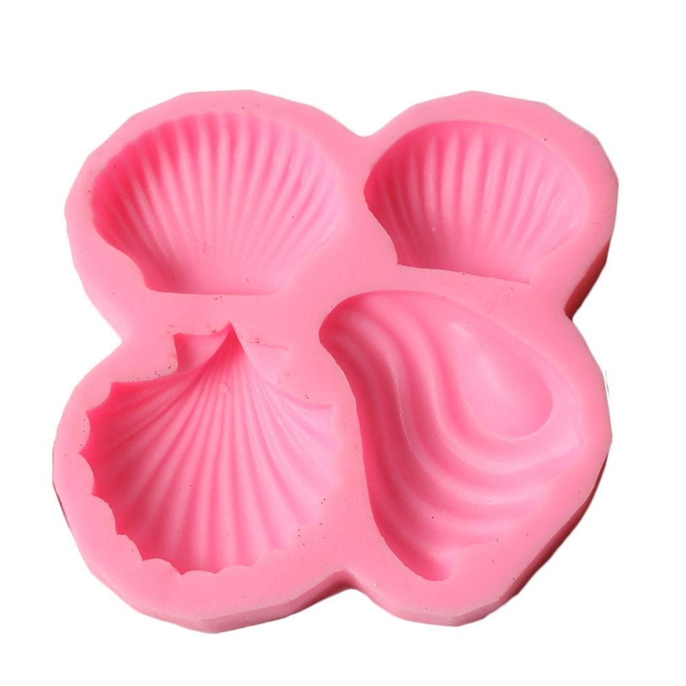 Shell Pattern Silicone DIY Mold Fondant Cake Decorative Baking Soap Making Tool view 2