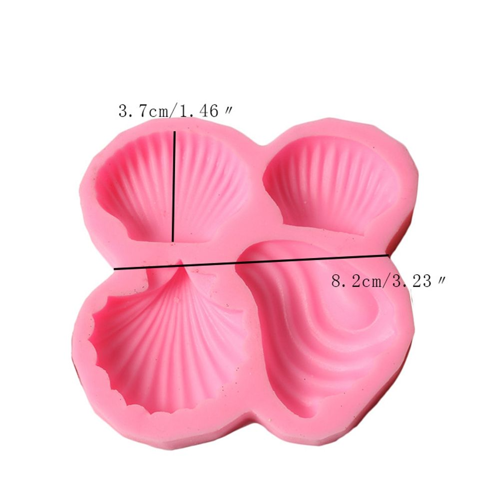 Shell Pattern Silicone DIY Mold Fondant Cake Decorative Baking Soap Making Tool view 7