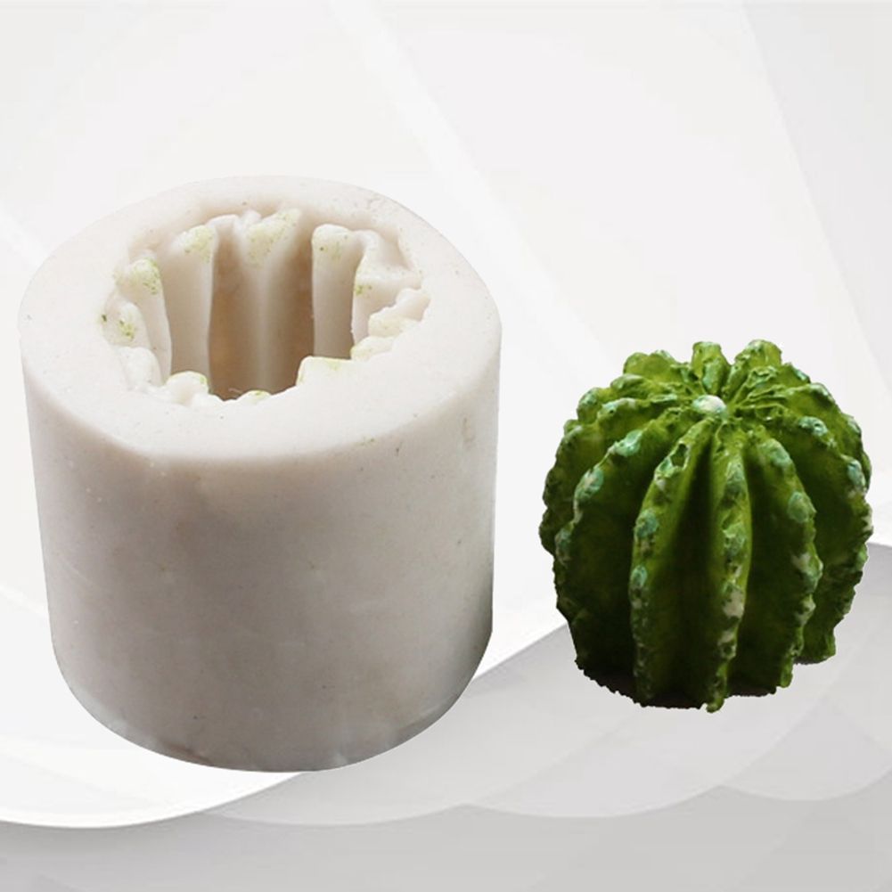 Small Cactus Cake Baking Cookie Chocolate Sugar Paste Candle Soap Silicone view 5