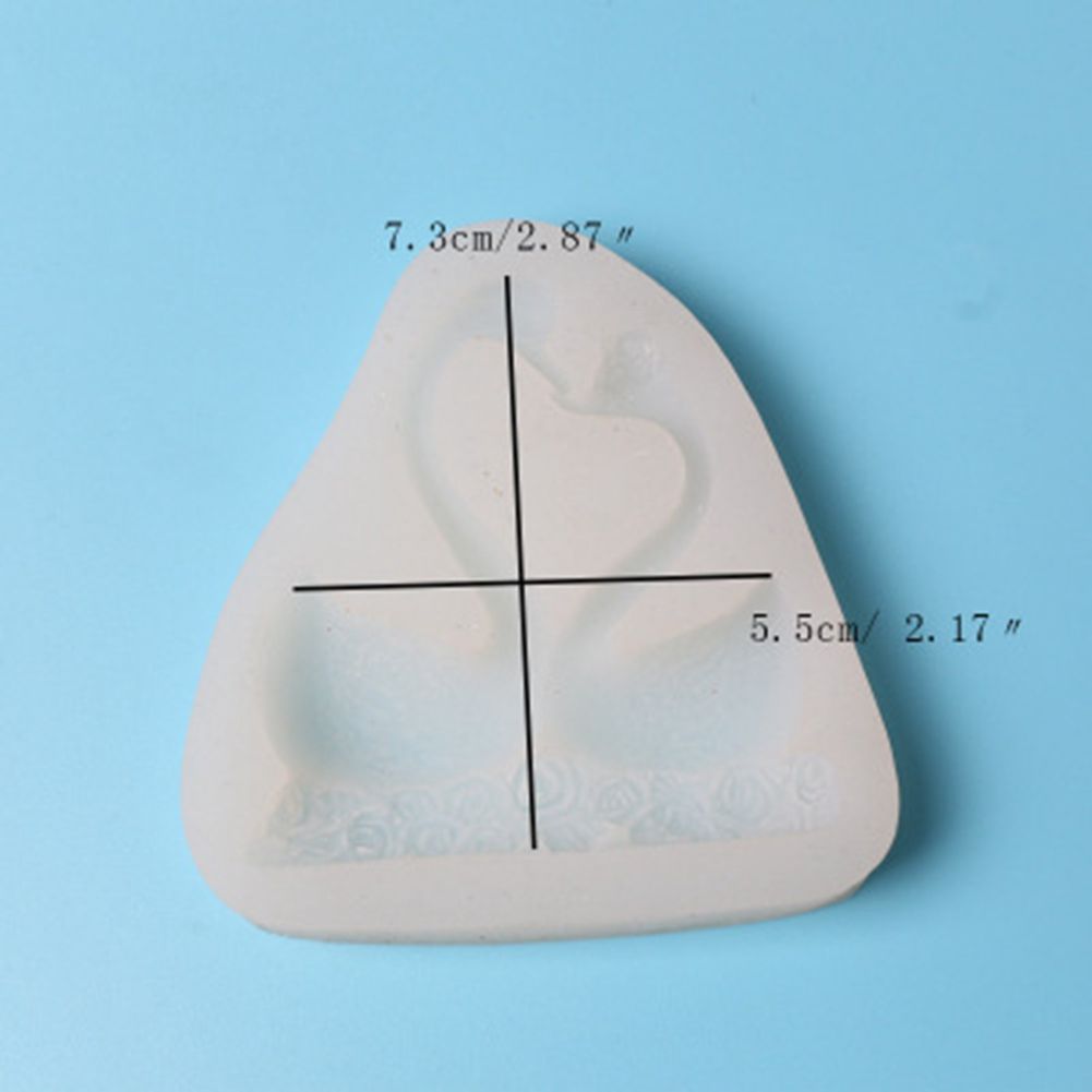 Silicone Cake Mold Sweet Couple Swan Pattern Desserts Chocolate Baking DIY view 7