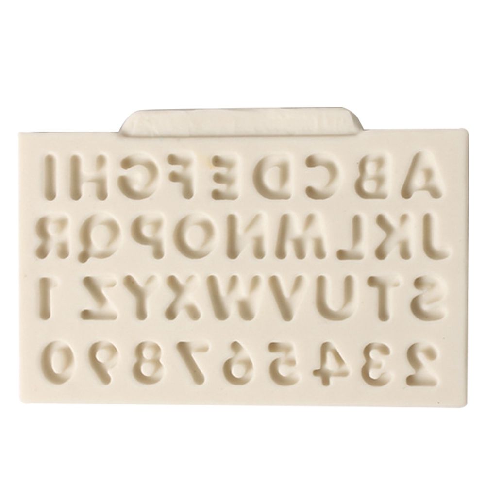 Silicone Cake Mold English Capital Letters Number Pattern Baking DIY Mold view 2