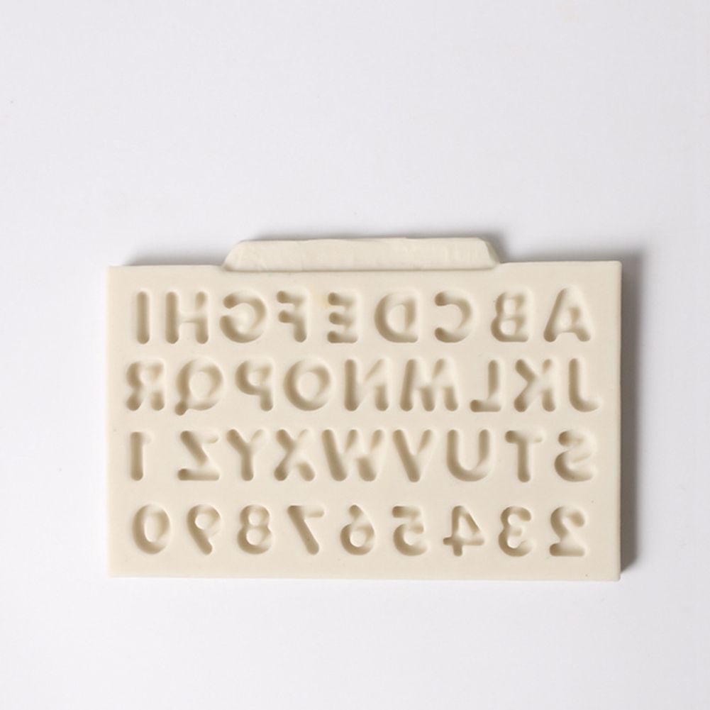 Silicone Cake Mold English Capital Letters Number Pattern Baking DIY Mold view 6