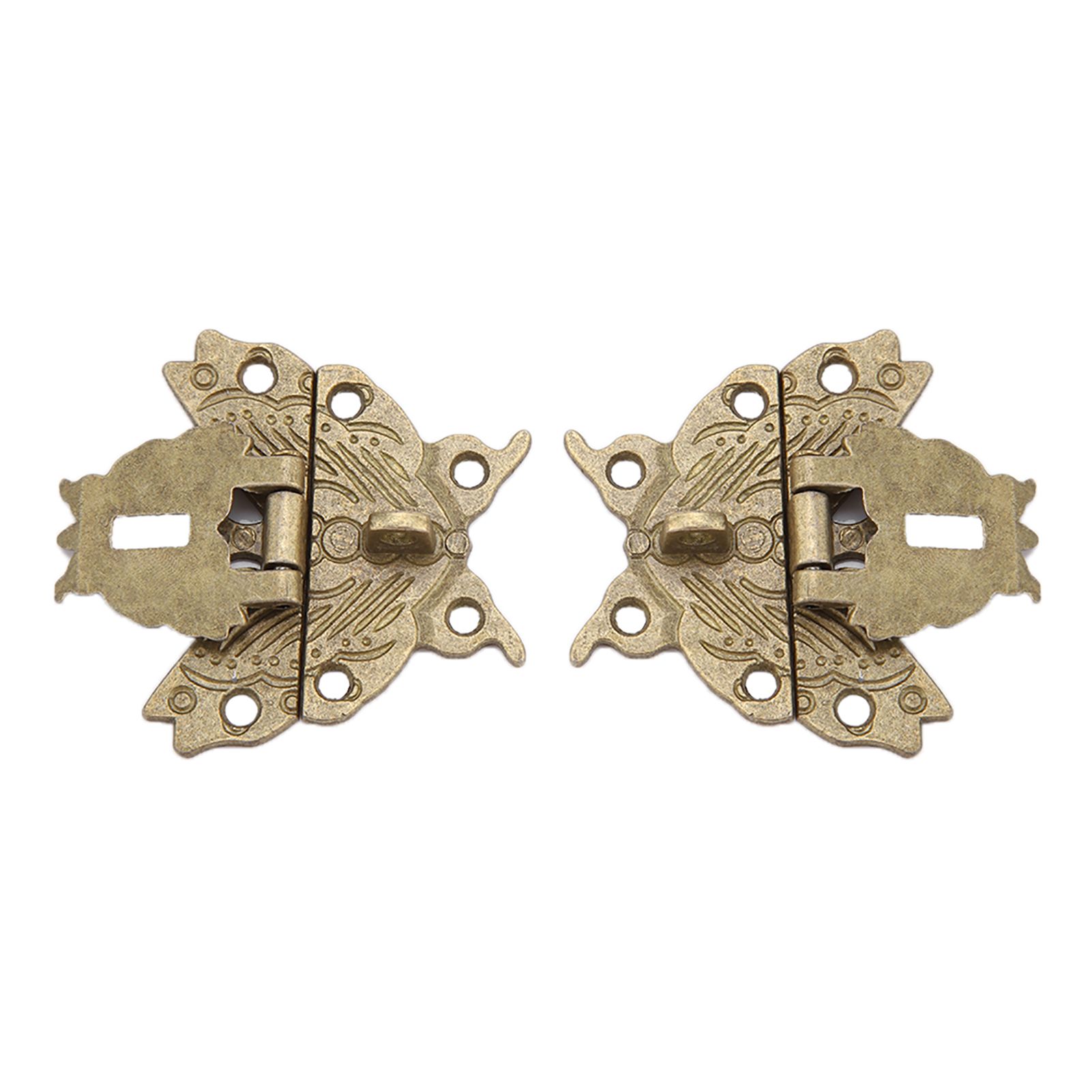 Antique Retro Vintage Decorative Latch Hasp Pad Lock For Wooden Jewelry Box view 8