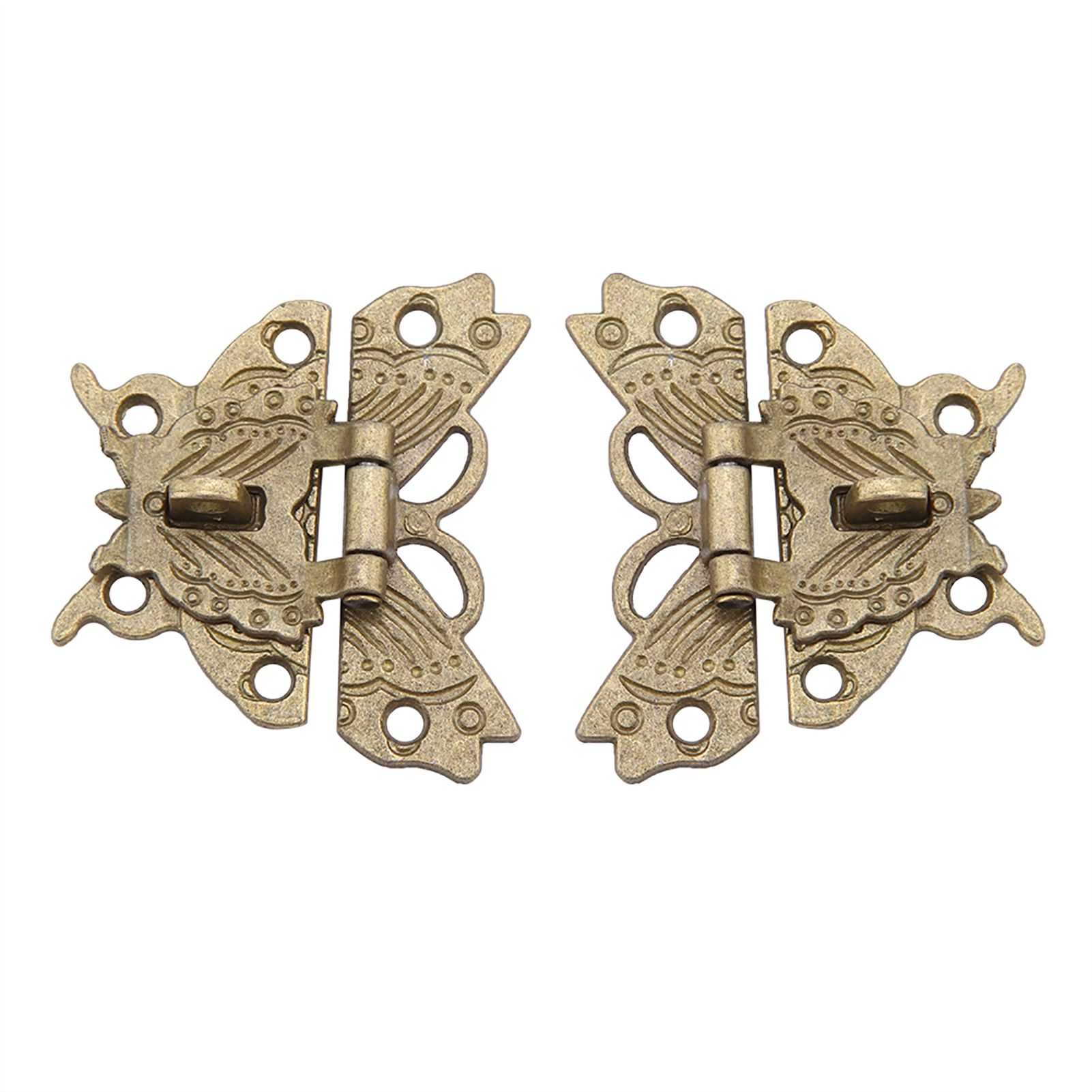 Antique Retro Vintage Decorative Latch Hasp Pad Lock For Wooden Jewelry Box view 10