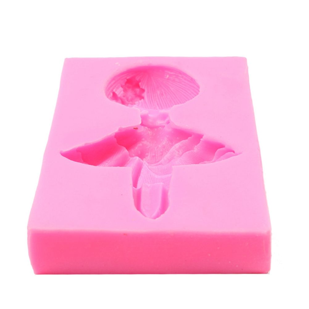 Silicone Cake Mold Ballet Dancing Girl Pattern Pudding Desserts Baking Mold view 5