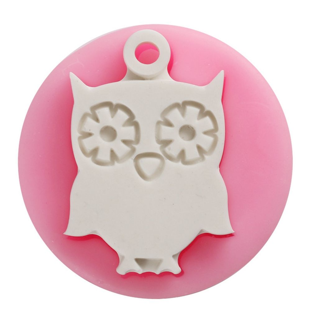 Cute Owl Shape Cake Baking Cookie Chocolate Sugar Paste Food Silicone Mold view 4