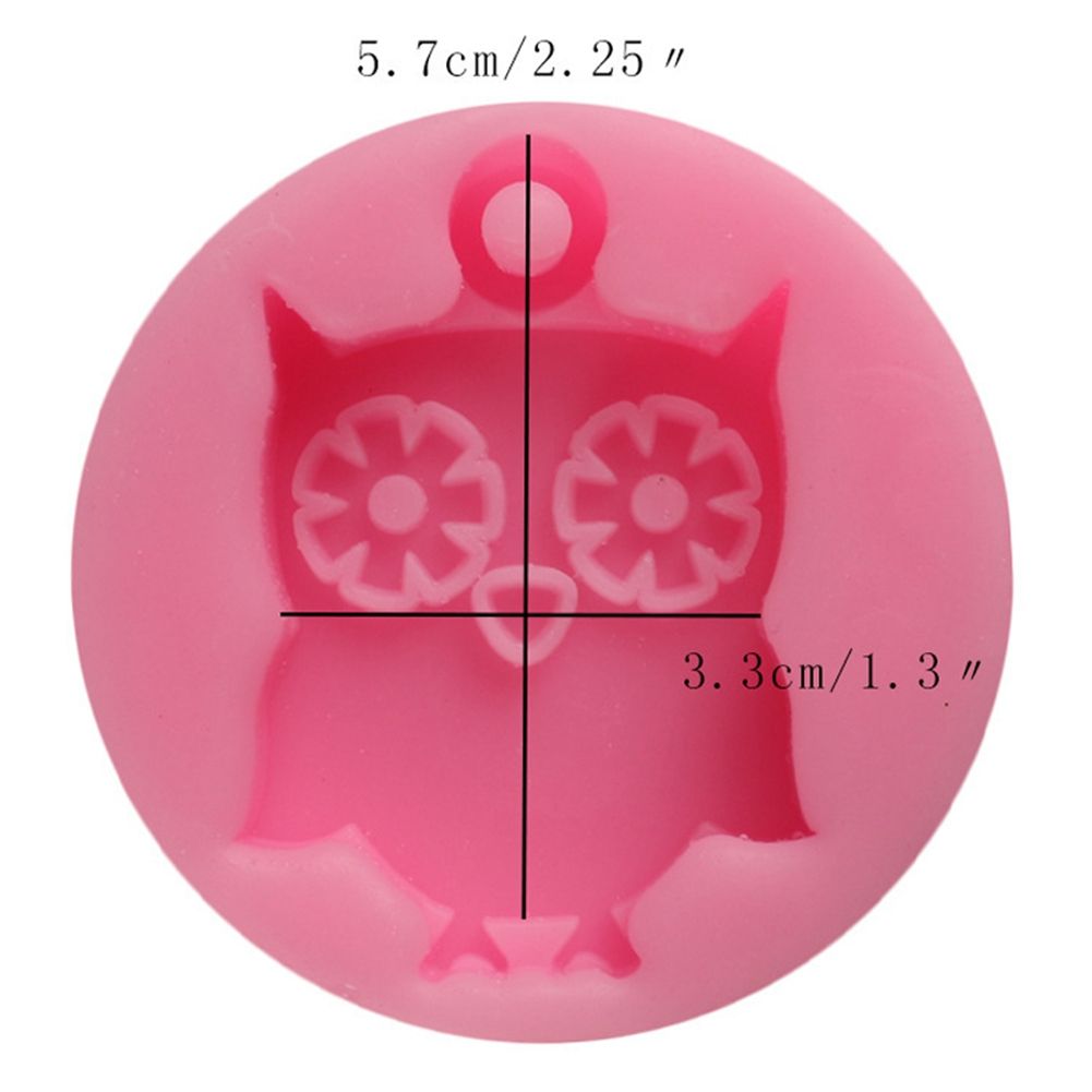 Cute Owl Shape Cake Baking Cookie Chocolate Sugar Paste Food Silicone Mold view 6