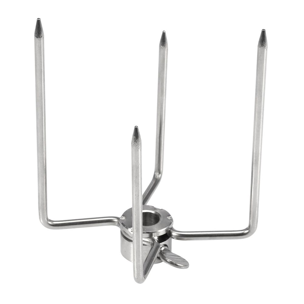2PCS Multifunctional Stainless Steel BBQ Fork Grill Fork Roast Spit Barbecue Tool view 7