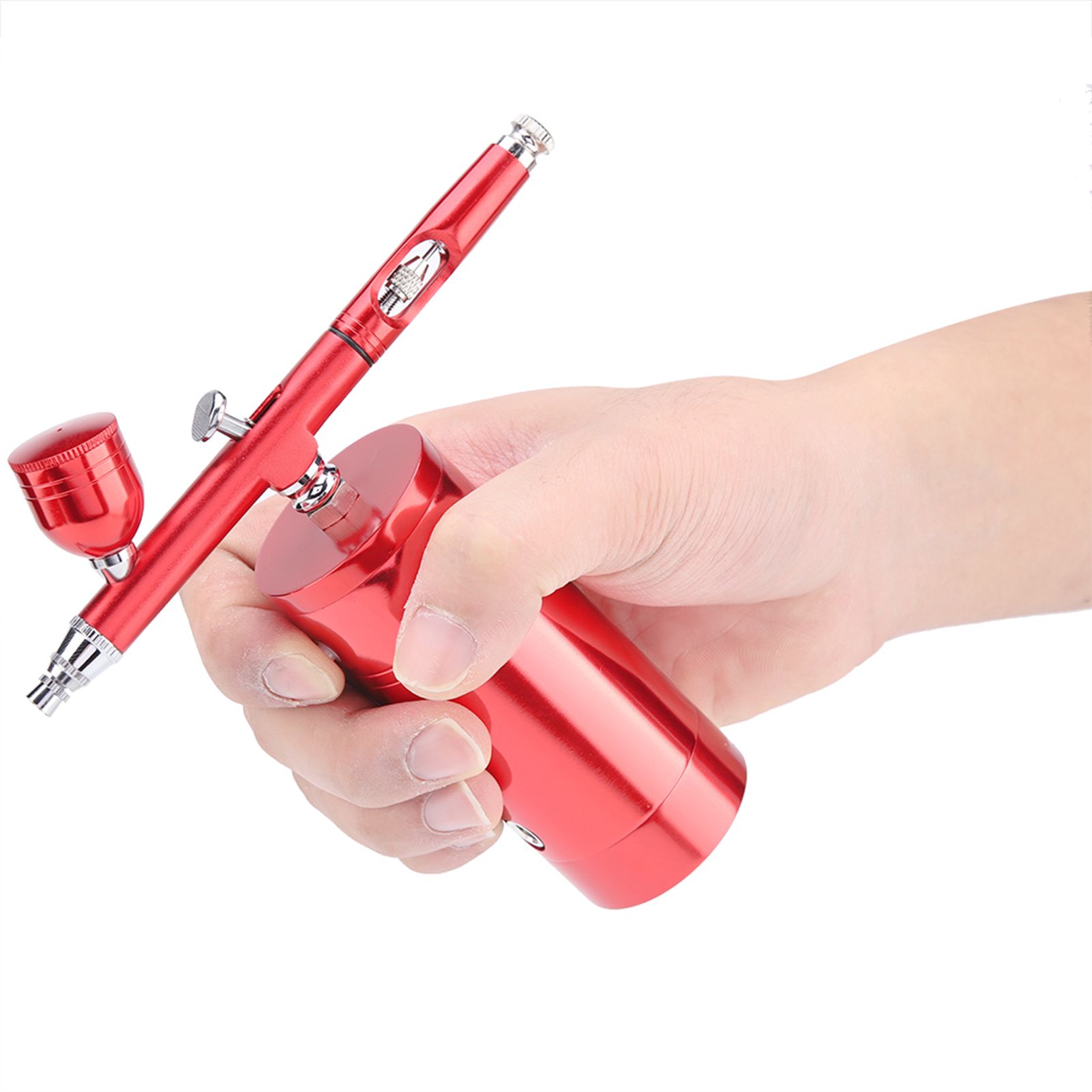 0.3mm Mini Air Compressor Spray Airbrush Set 7CC Capacity view 4