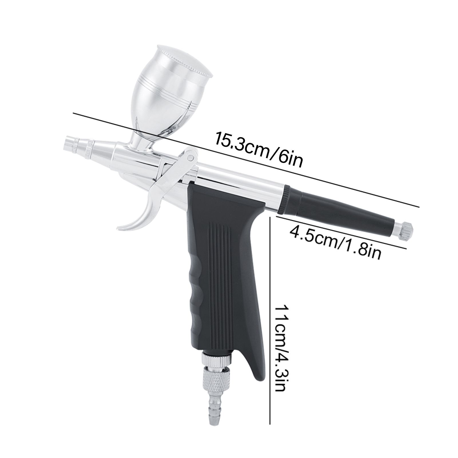 Dual Action Airbrush Compressor Kit Craft Cake Paint Art Spray Gun Set Tools view 9
