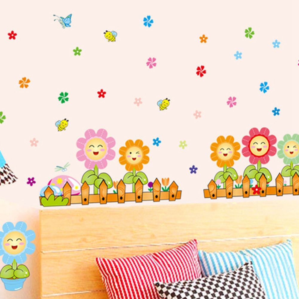Cute Pattern Wall Decor Children's Room Kindergarten Decorative Sticker view 2