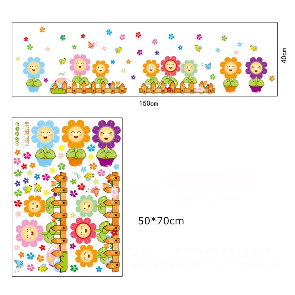 Cute Pattern Wall Decor Children's Room Kindergarten Decorative Sticker view 5