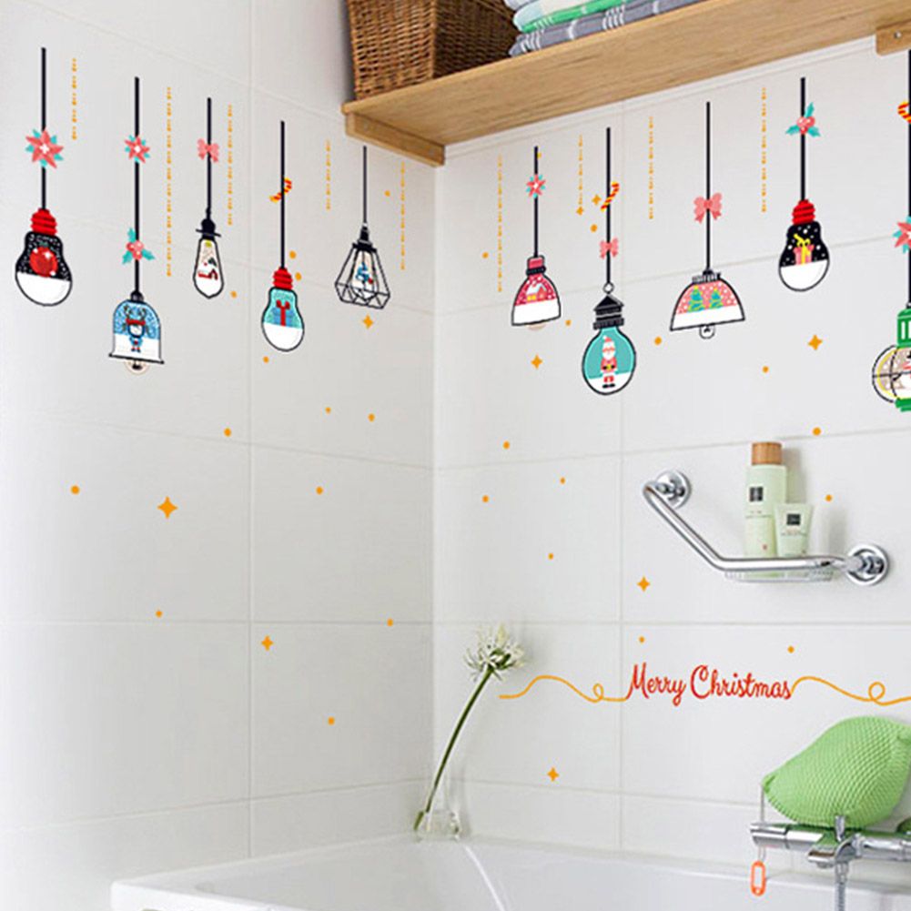 Winter Star Self adhesive Removable Decorative Sticker for Home Office Decor view 2