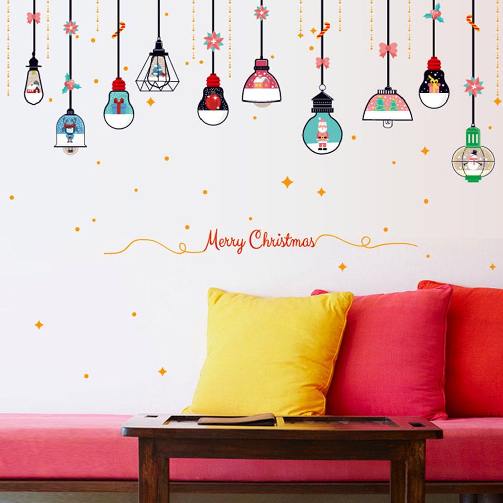 Winter Star Self adhesive Removable Decorative Sticker for Home Office Decor view 3
