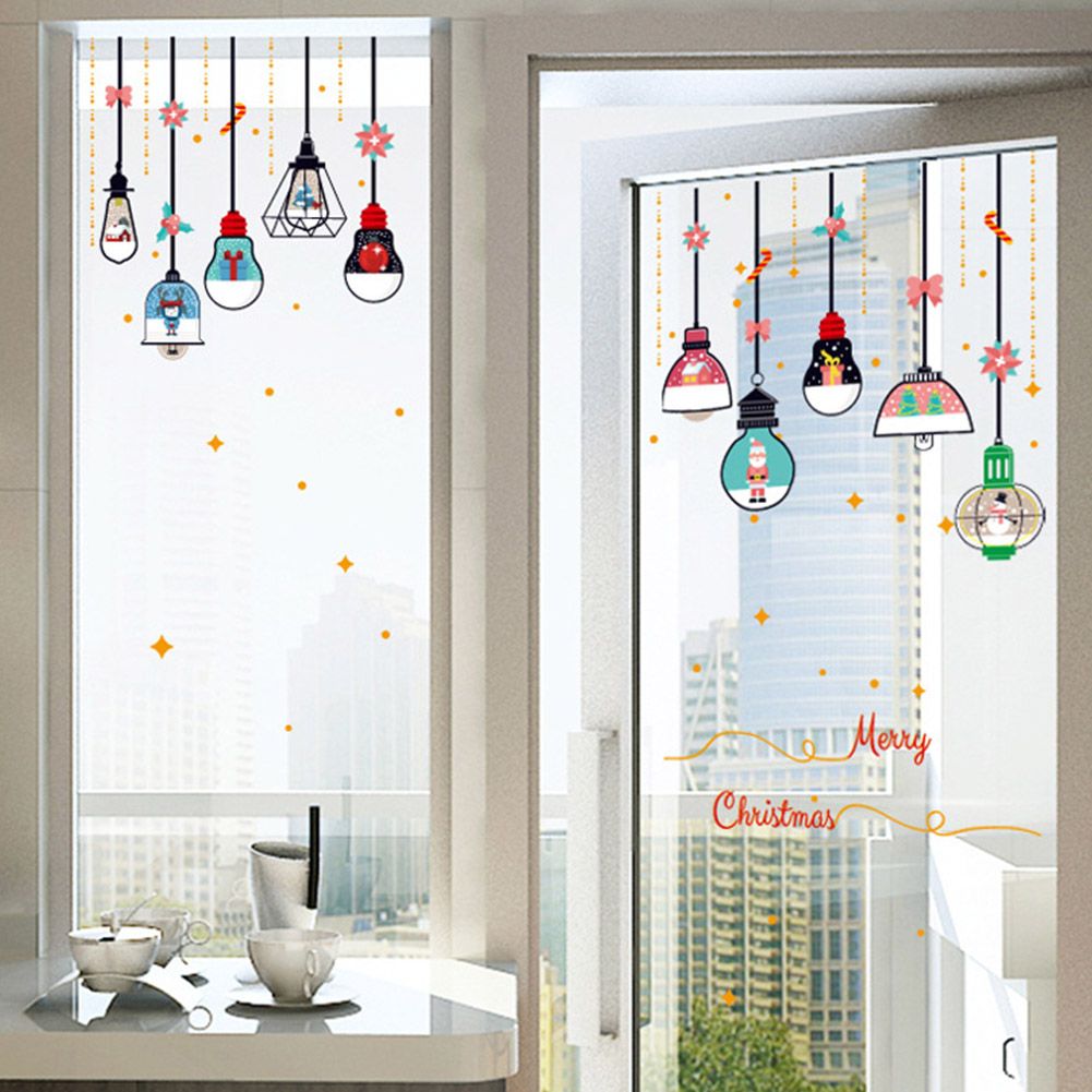 Winter Star Self adhesive Removable Decorative Sticker for Home Office Decor view 6