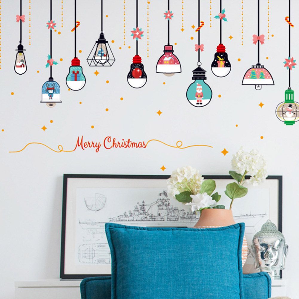 Winter Star Self adhesive Removable Decorative Sticker for Home Office Decor view 8