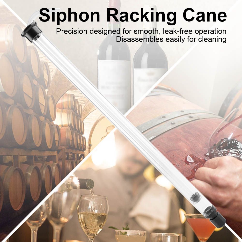 Auto Siphon Racking Cane for Beer Wine Bucket Carboy Bottle with Tubing Plastic view 7