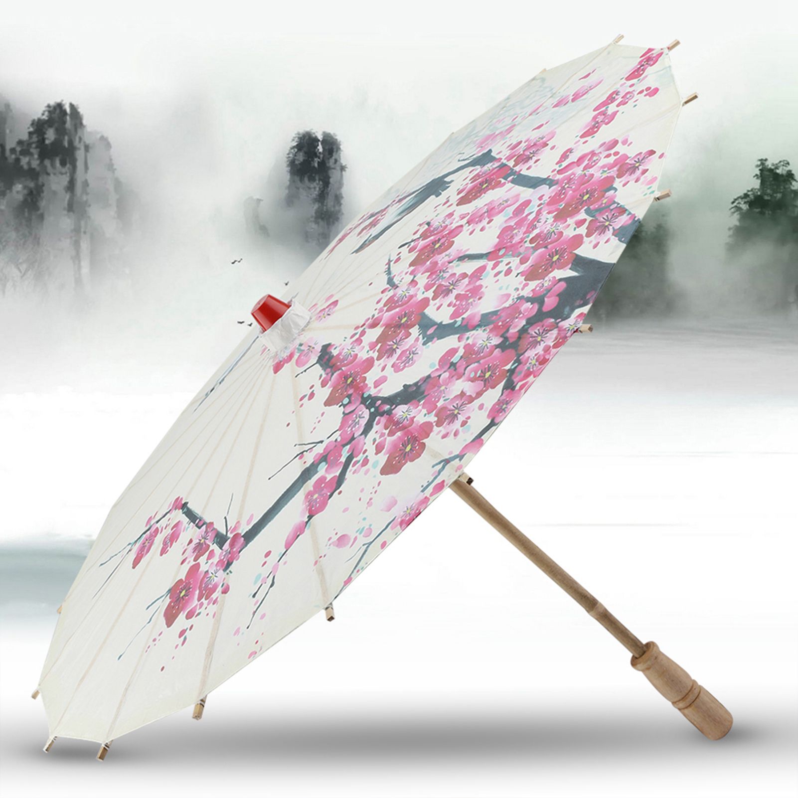 Small Size Handmade Oiled Paper Umbrella Chinese Art Classical Dance Umbrella view 9