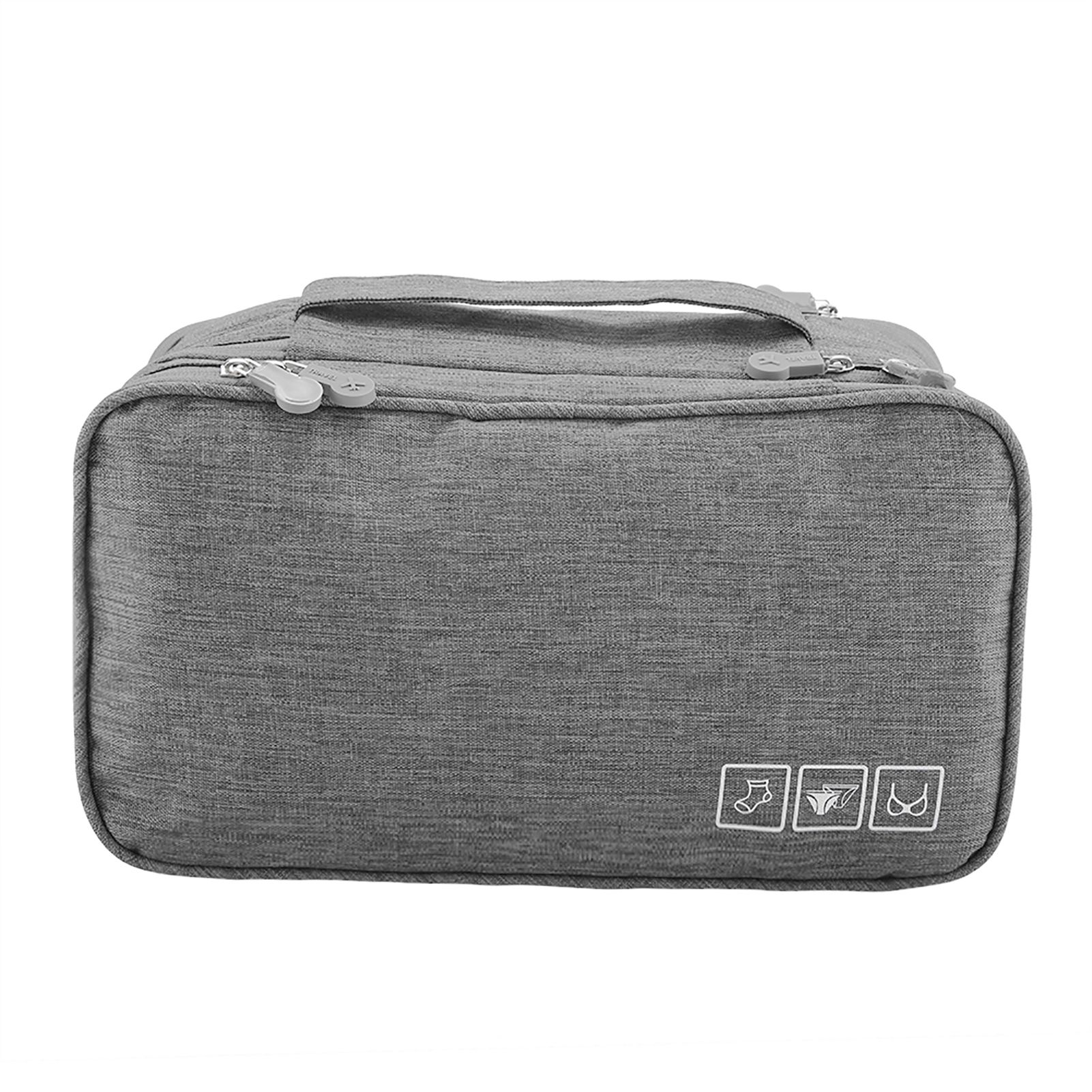 Portable Travel Storage Organizer Waterproof Underwear Bra Socks Bag USB