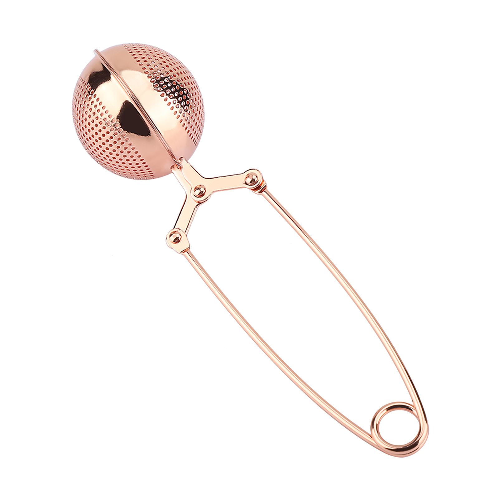Portable Stainless Steel Tea Infuser Strainer Reusable Ball Shape Teapot Filter view 3