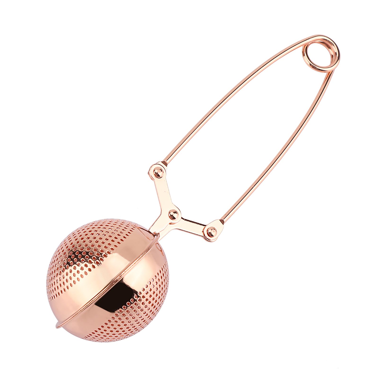 Portable Stainless Steel Tea Infuser Strainer Reusable Ball Shape Teapot Filter view 5