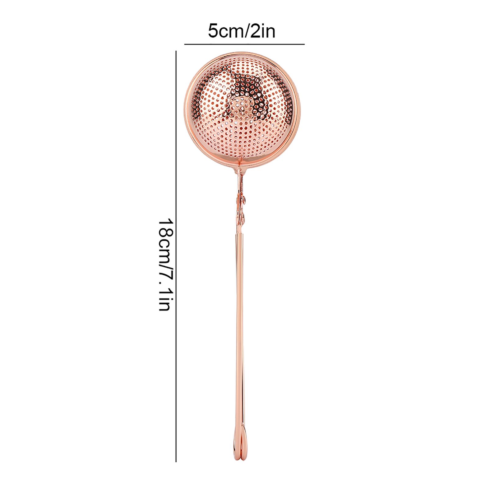 Portable Stainless Steel Tea Infuser Strainer Reusable Ball Shape Teapot Filter view 9