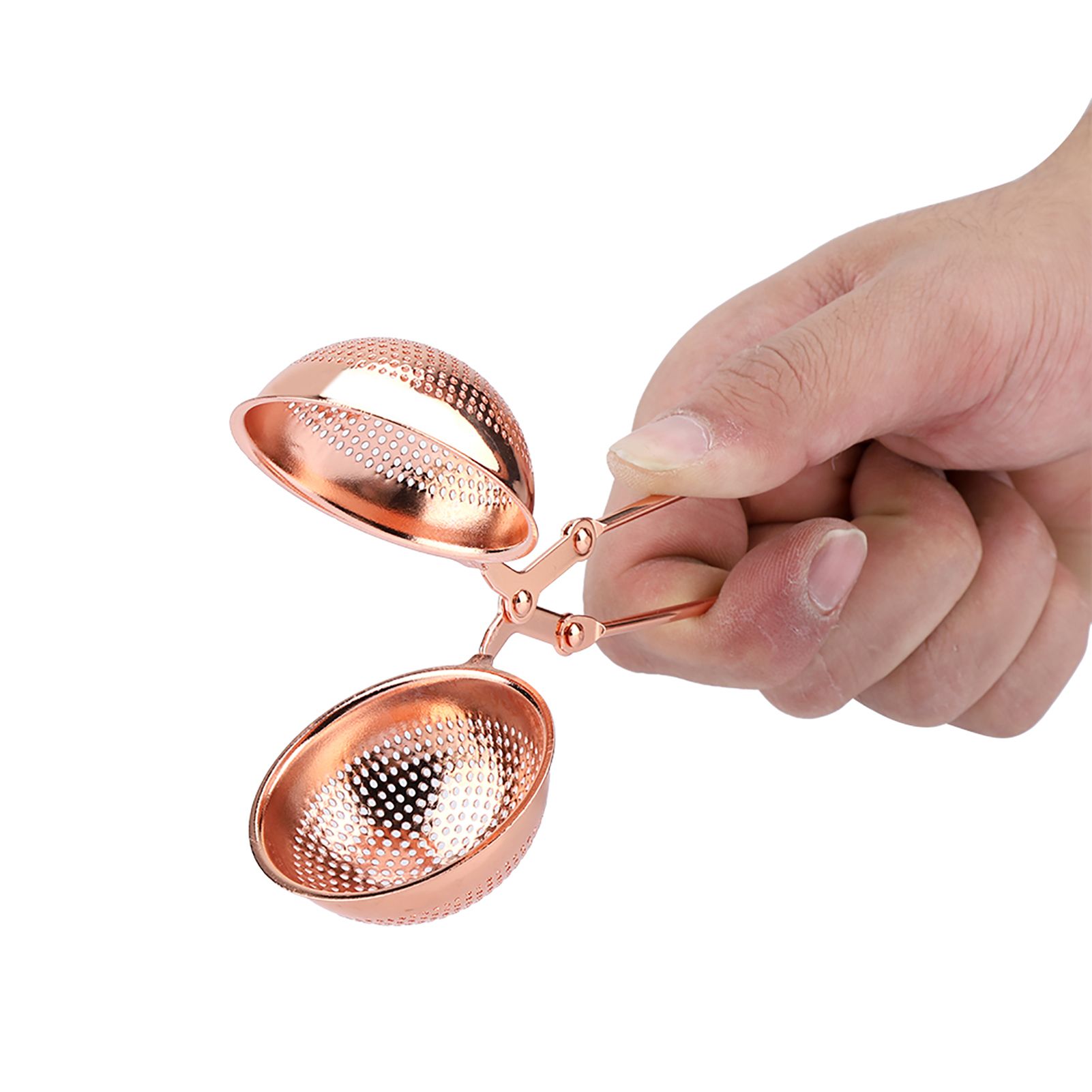 Portable Stainless Steel Tea Infuser Strainer Reusable Ball Shape Teapot Filter view 12
