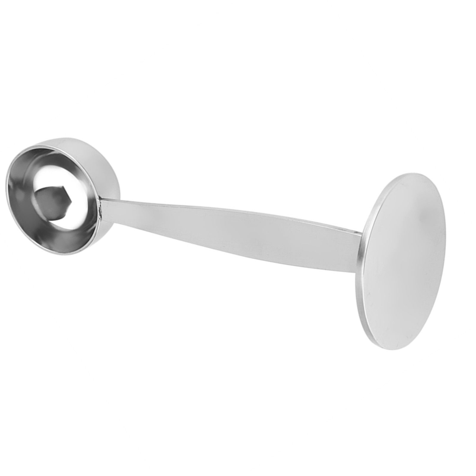 Dual purpose Stainless Steel Tamping Measuring Coffee Bean Powder Spoon Scoop view 3