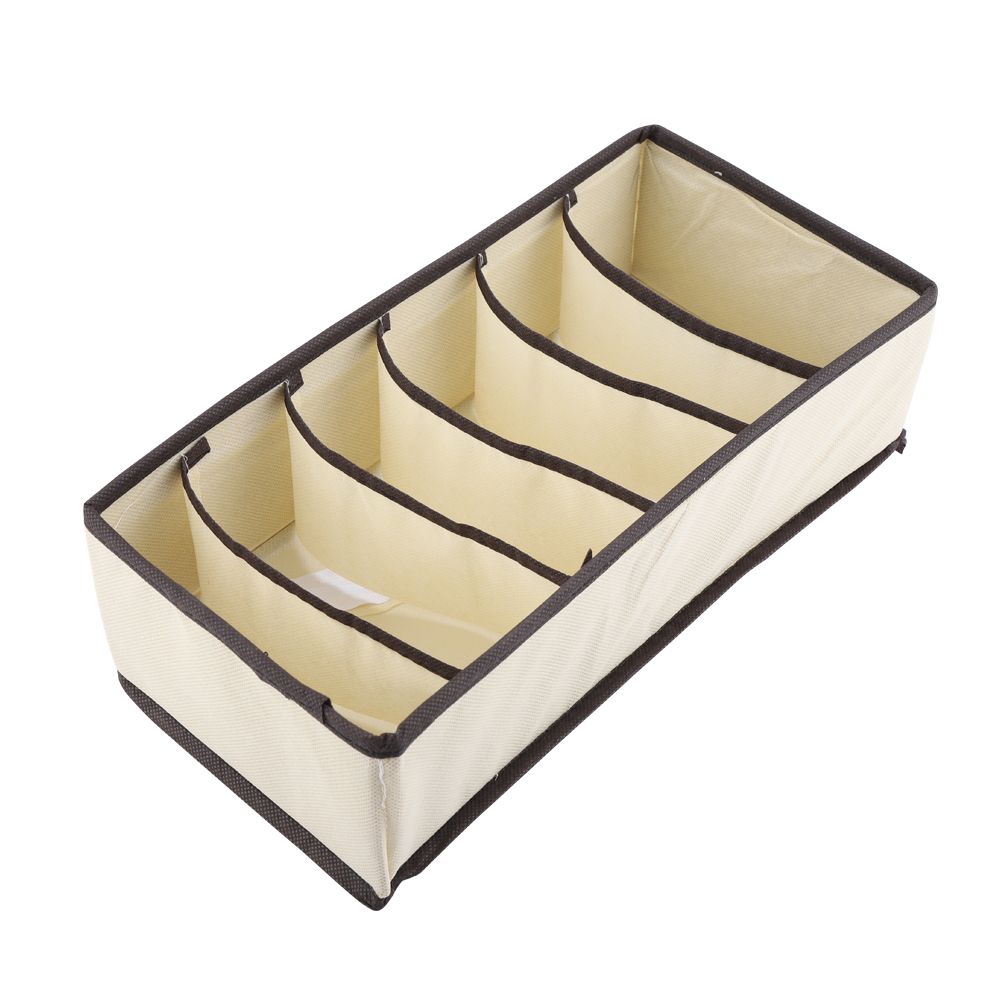 Portable Foldable Durable Divider Storage Box Case Container for Bra Underwear