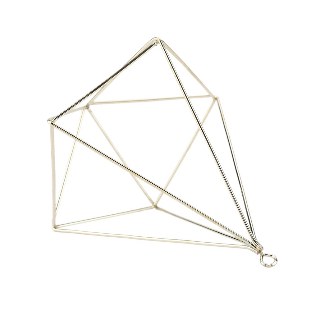 Freestanding Hanging Geometric Plant Stand Flower Hanger Moss Fern Plant Decor view 7