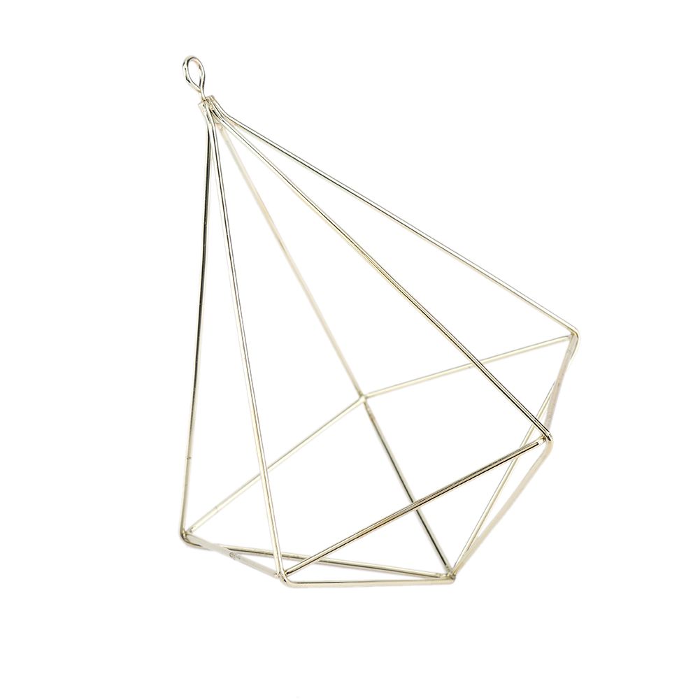 Freestanding Hanging Geometric Plant Stand Flower Hanger Moss Fern Plant Decor view 11