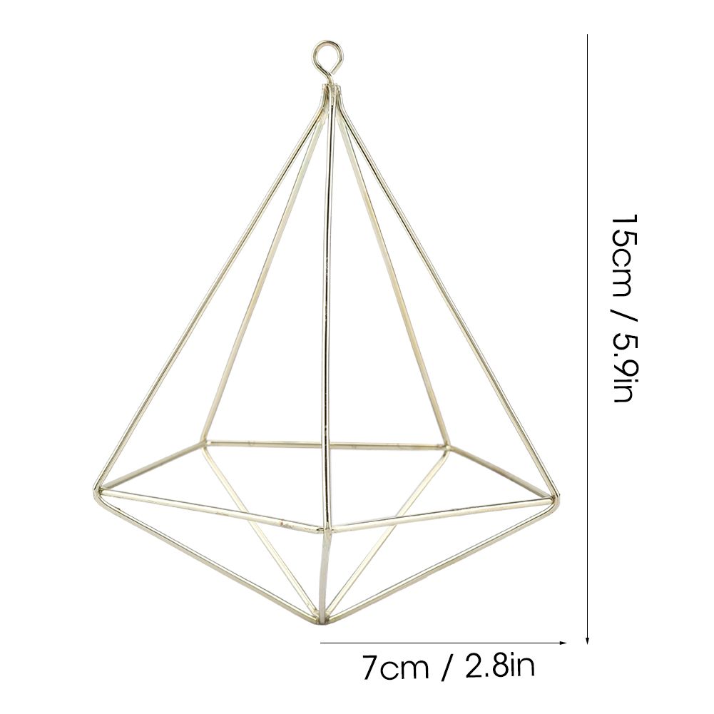 Freestanding Hanging Geometric Plant Stand Flower Hanger Moss Fern Plant Decor view 13