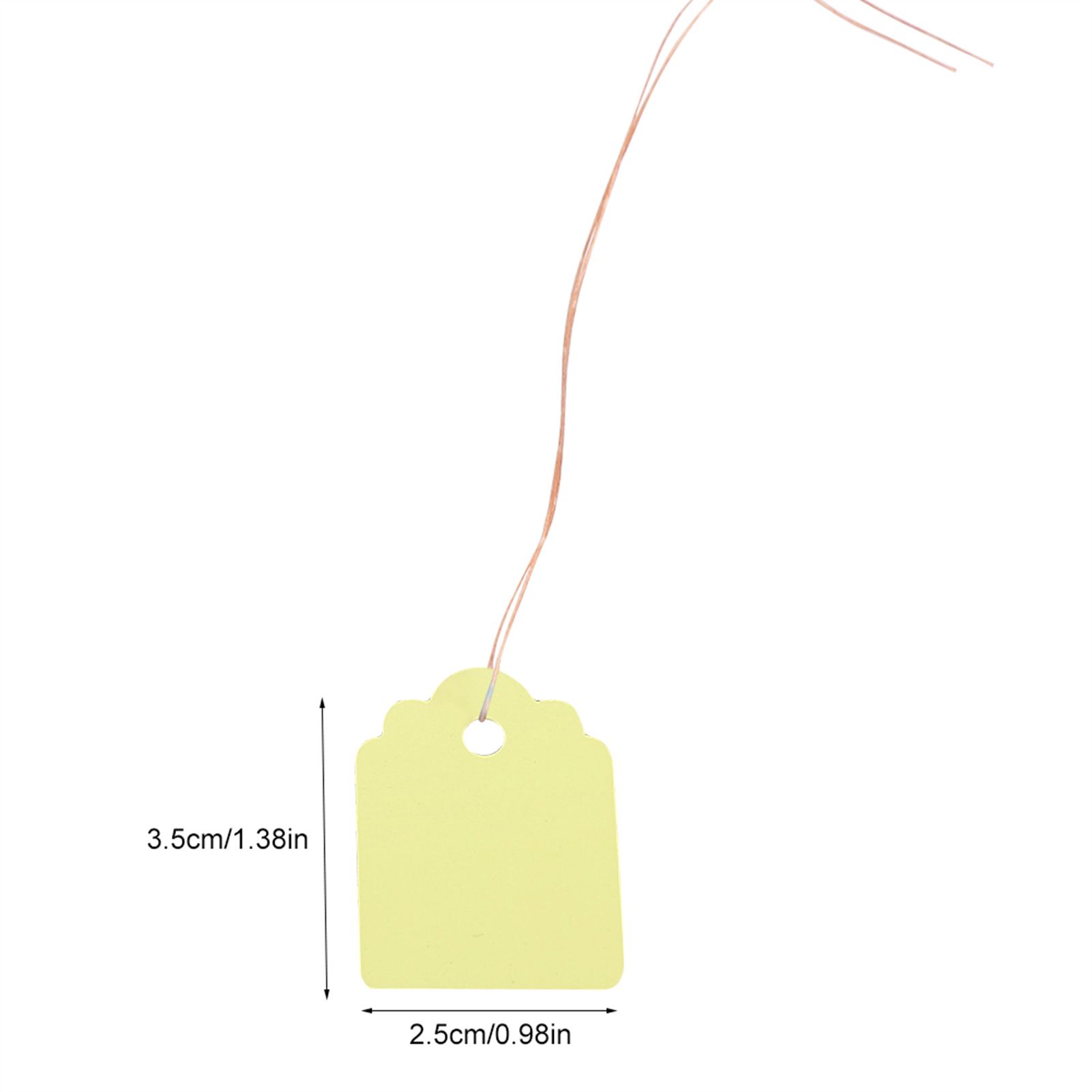 200pcs PVC Hanging Flower Plant Seed Name Tag Label Marker Sign Outdoor Yellow view 11