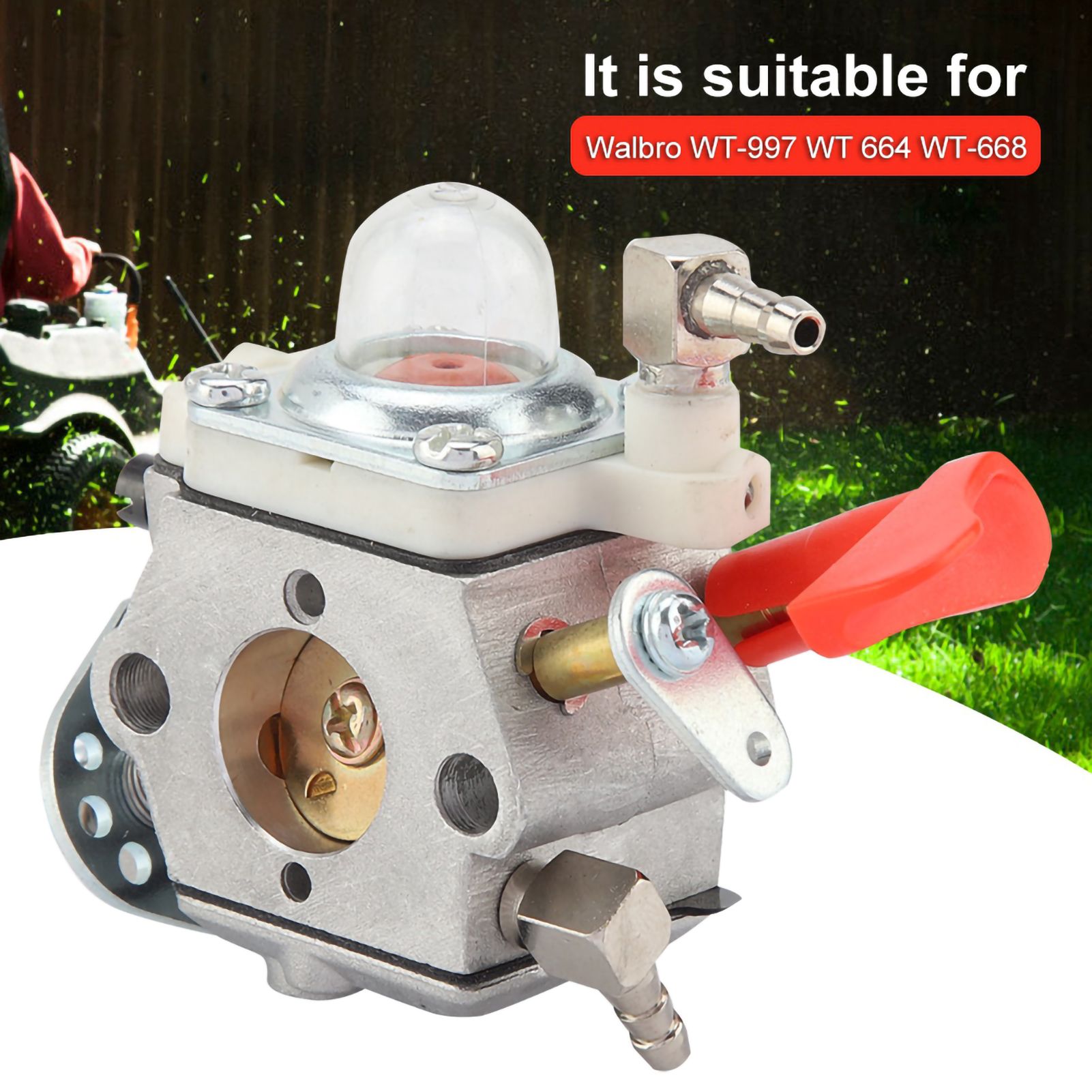 Metal Durable Carburetor Field Mower Accessory for Walbro WT-997 WT 664 WT-668 view 7