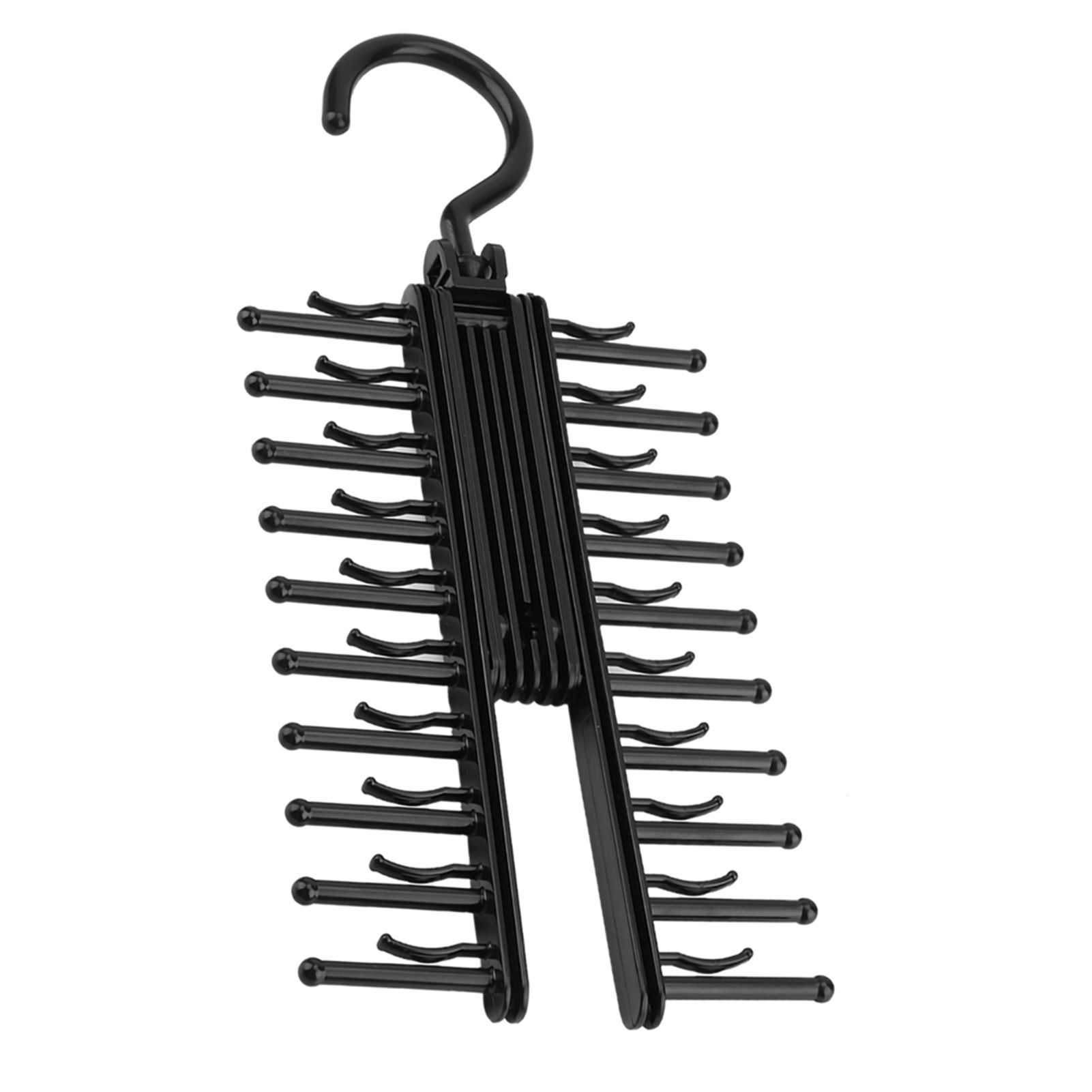 Adlustable Cross X Tie Rack Belt Scarves Hook Hanger Holder Organizer view 4