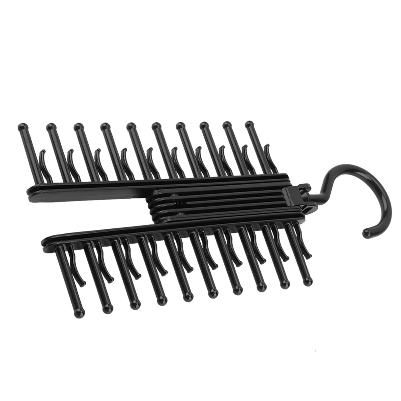 Adlustable Cross X Tie Rack Belt Scarves Hook Hanger Holder Organizer view 8