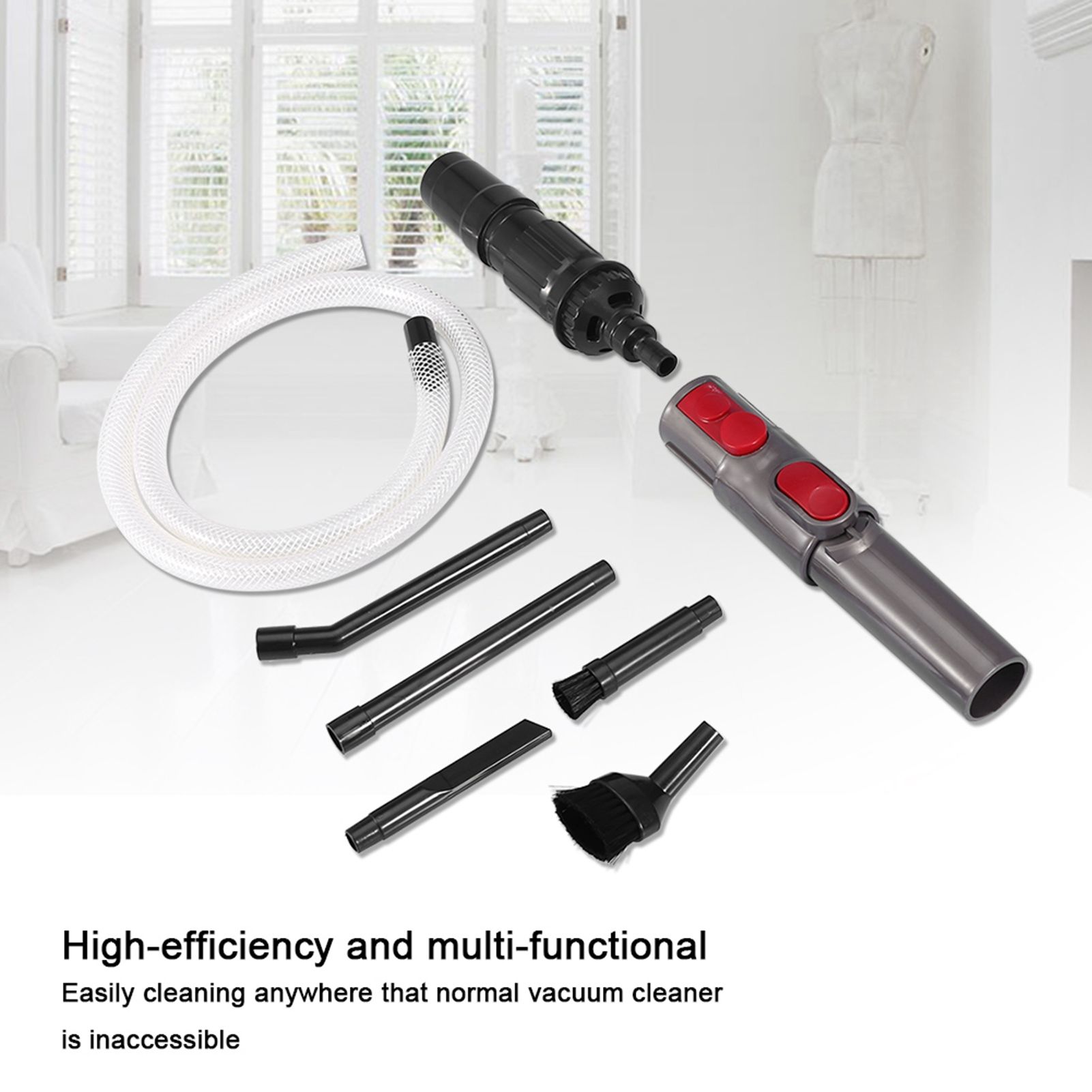 9Pcs Mini Micro Vacuum Cleaners Adapter Tool Car Vehicle Cleaning Kit view 12