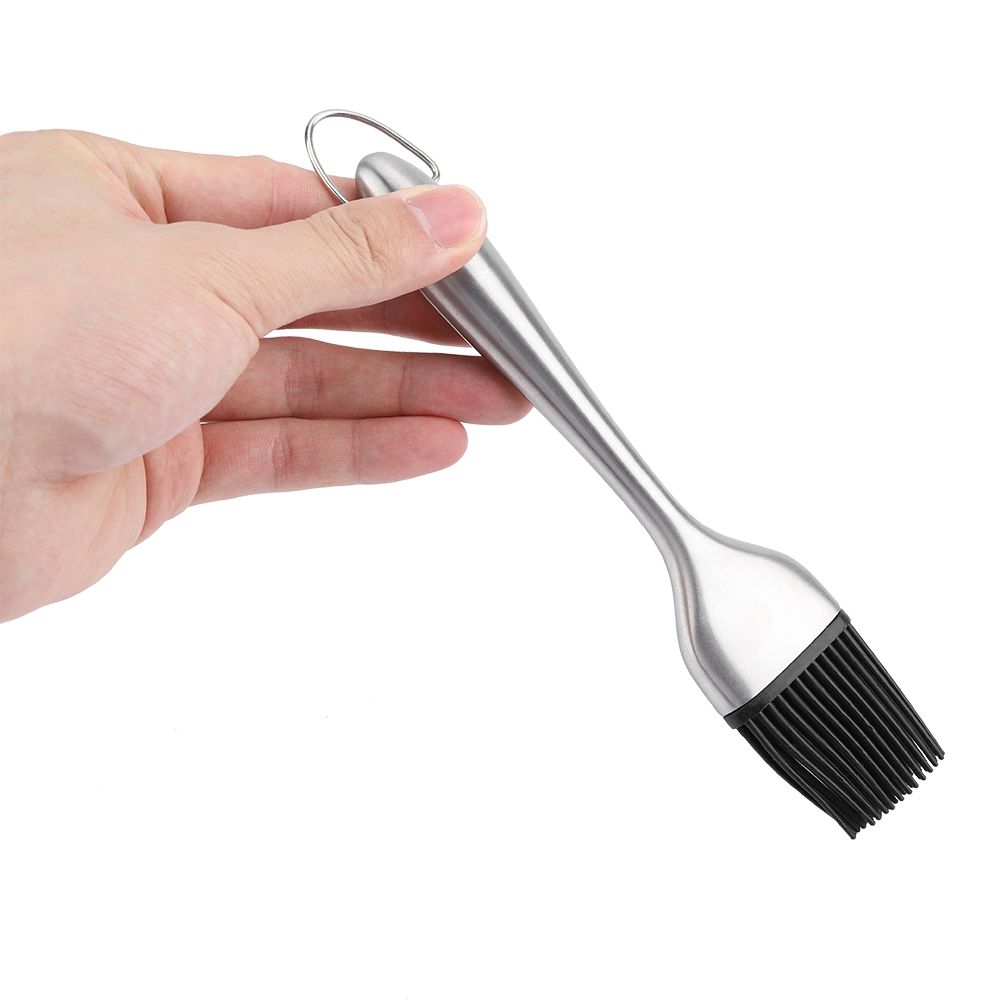 Stainless Steel BBQ Oil Brush Basting Pastry Cake Baking Brush view 4