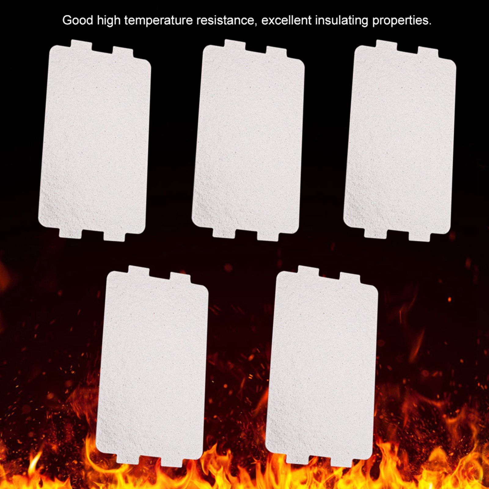 5PCS Microwave Oven Mica Plate Sheet Replacement Repairing Accessory view 2