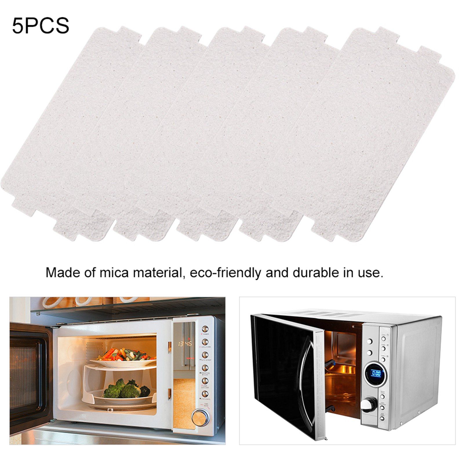 5PCS Microwave Oven Mica Plate Sheet Replacement Repairing Accessory view 3