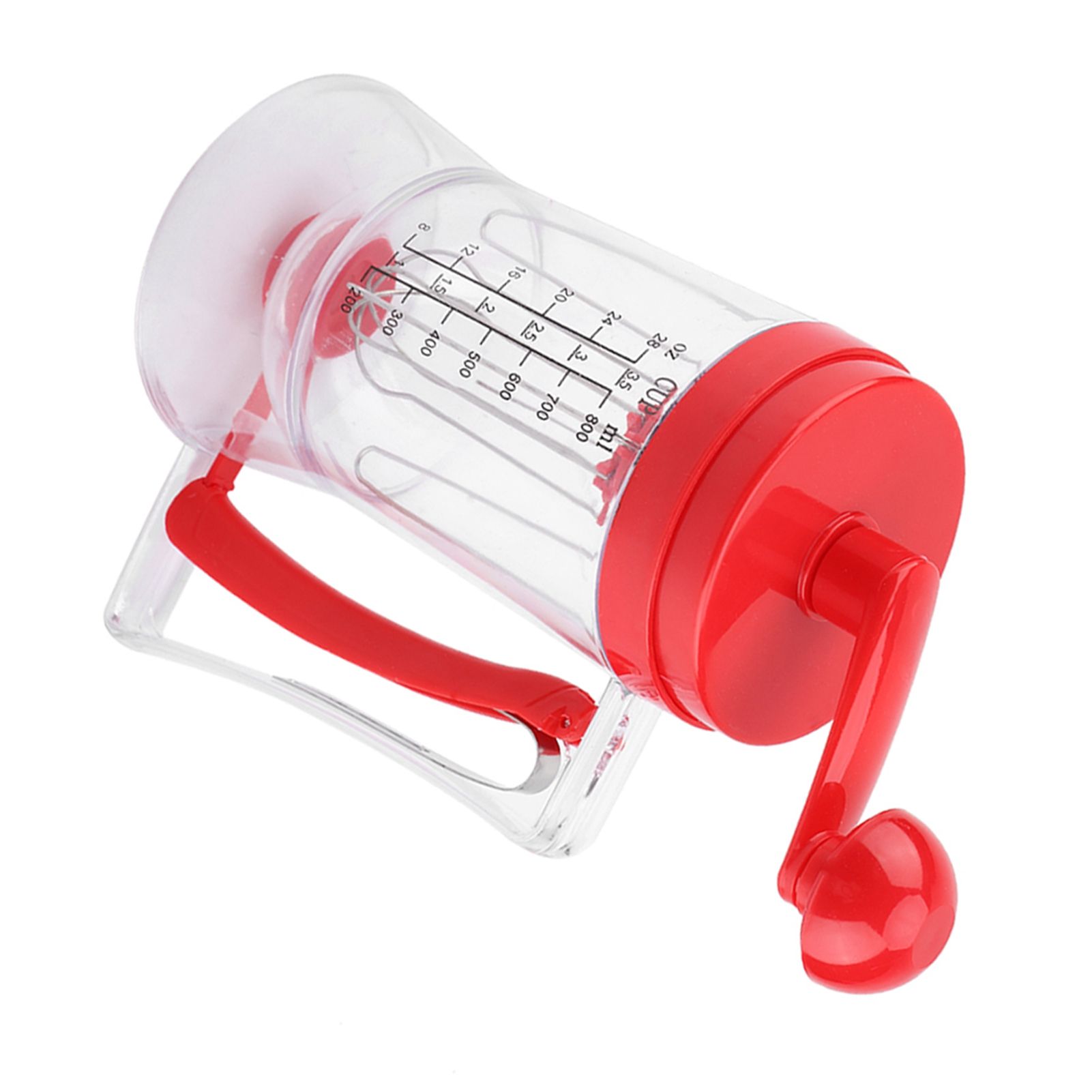 Hand held Manual Pancake Cupcake Batter Mixer Dispenser Blender Machine Baking view 2