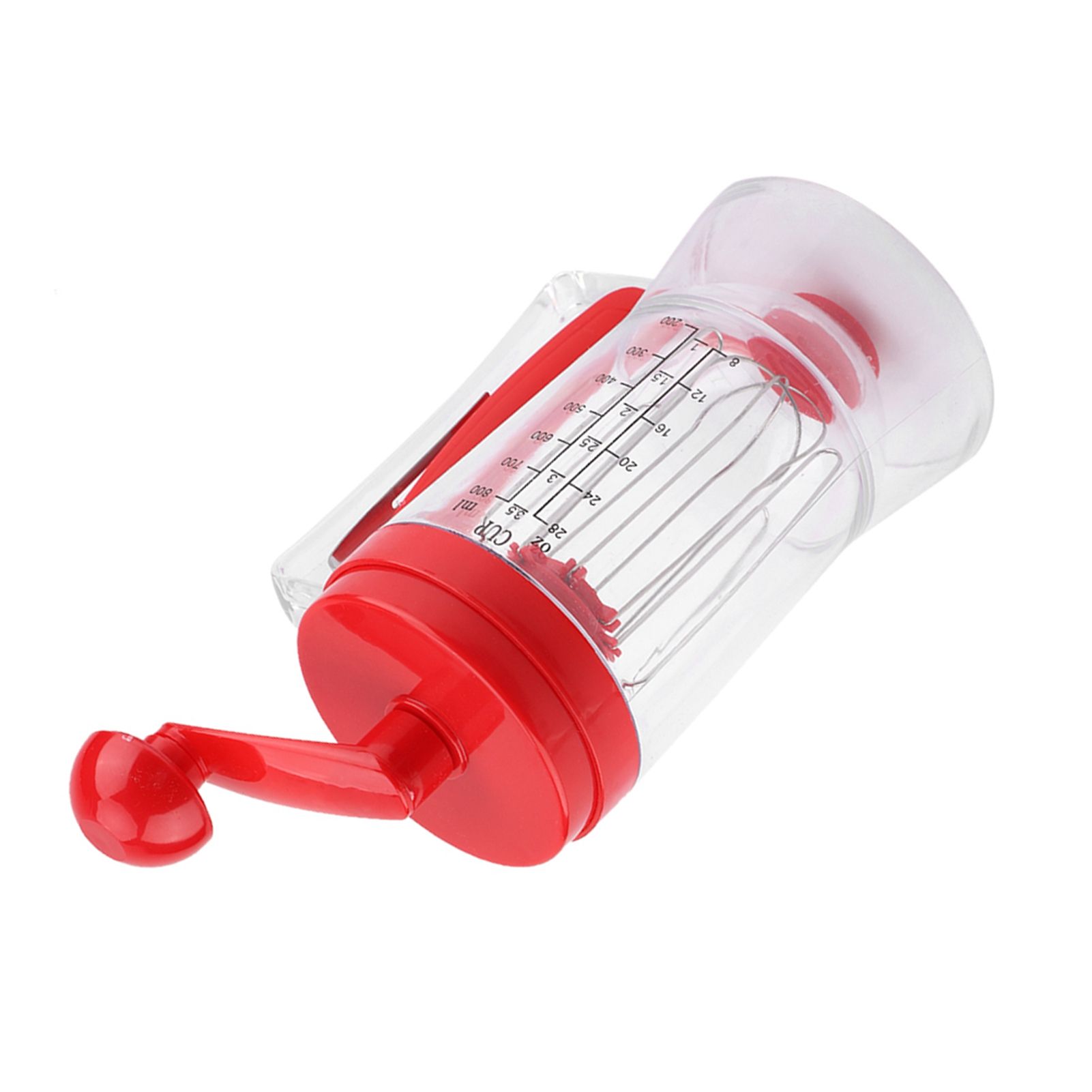 Hand held Manual Pancake Cupcake Batter Mixer Dispenser Blender Machine Baking view 4