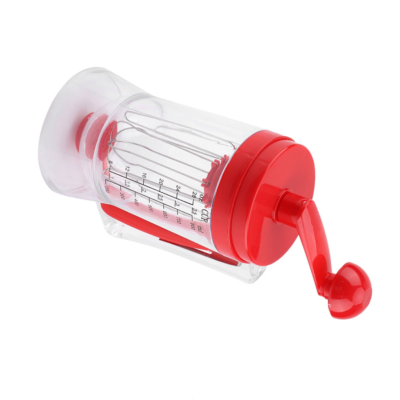 Hand held Manual Pancake Cupcake Batter Mixer Dispenser Blender Machine Baking view 6