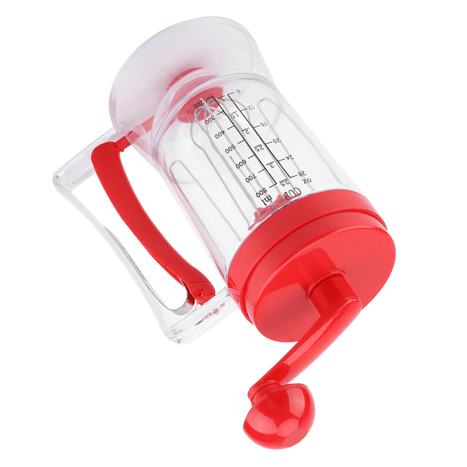 Hand held Manual Pancake Cupcake Batter Mixer Dispenser Blender Machine Baking view 9